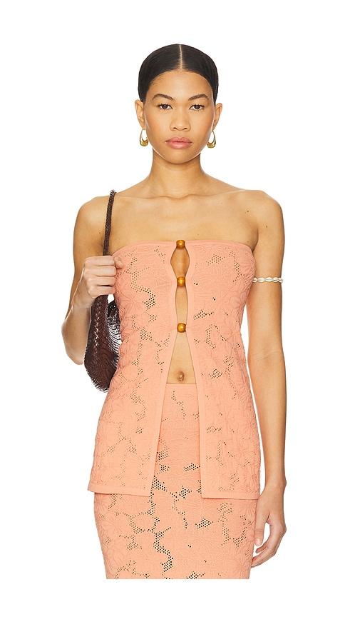 Lovers and Friends Shalie Top in Coral by LOVERS&FRIENDS