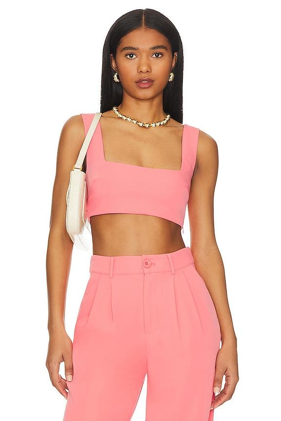 Lovers and Friends Sicily Crop Top in Coral by LOVERS&FRIENDS Lovers and Friends Sicily Crop Top in Coral by LOVERS&FRIENDS
