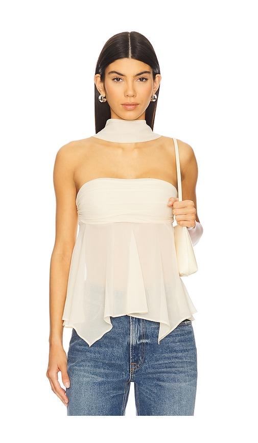 Lovers and Friends Sierra Top in Cream by LOVERS&FRIENDS