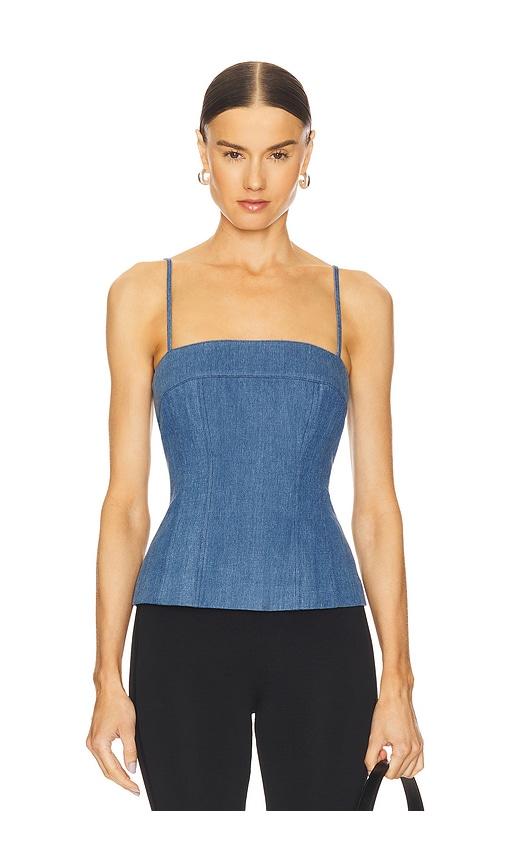 Lovers and Friends Simone Top in Blue by LOVERS&FRIENDS