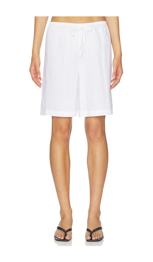 Lovers and Friends Sloan Short in White by LOVERS&FRIENDS