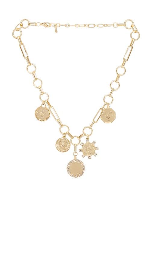 Lovers and Friends Soluna Necklace in Metallic Gold by LOVERS&FRIENDS
