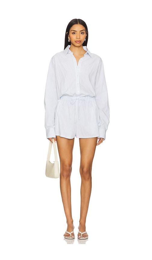 Lovers and Friends Swift Romper in Baby Blue by LOVERS&FRIENDS