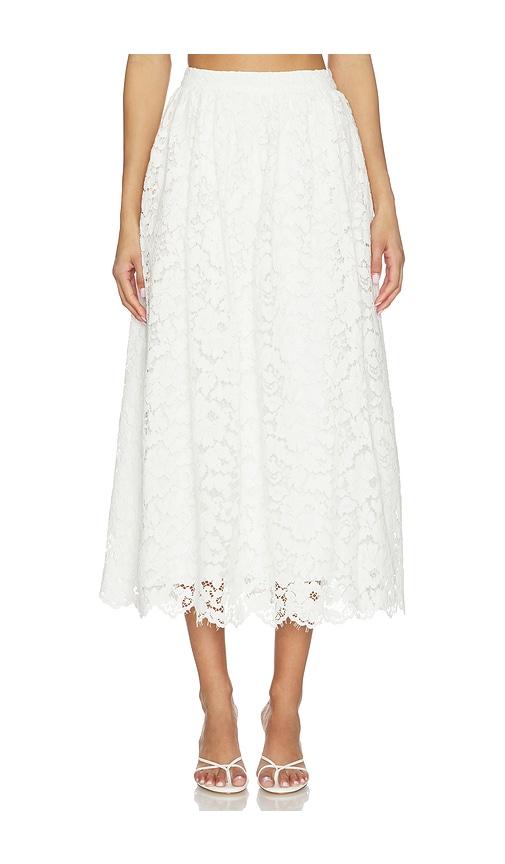 Lovers and Friends Teagan Skirt in White by LOVERS&FRIENDS