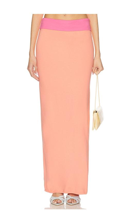 Lovers and Friends Tulip Maxi Skirt in Peach by LOVERS&FRIENDS