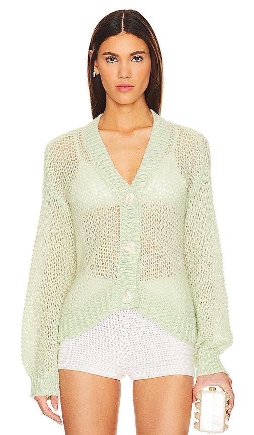 Lovers and Friends Viola Cardigan in Green by LOVERS&FRIENDS