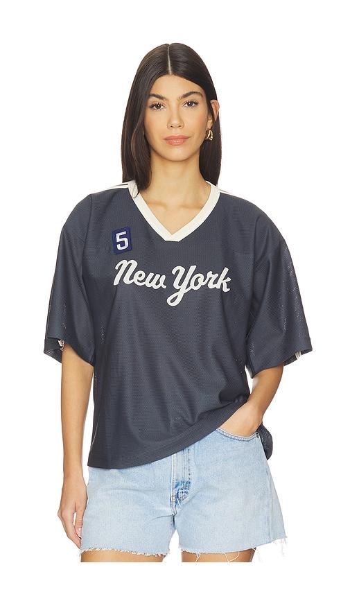 Lovers and Friends Wyatt Jersey Top in Navy by LOVERS&FRIENDS