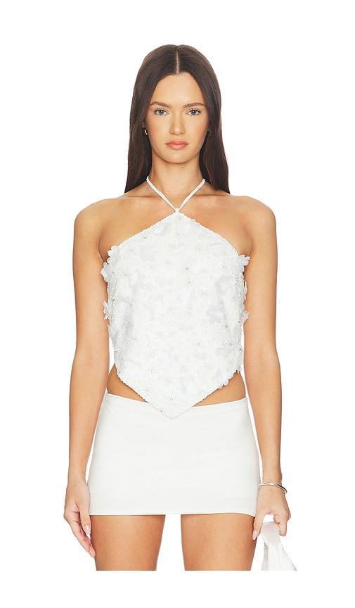 Lovers and Friends Zelma Top in White by LOVERS&FRIENDS