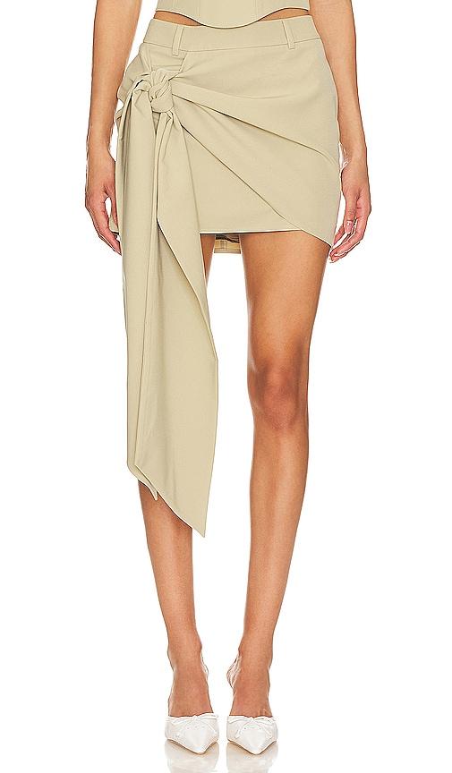 Lovers and Friends x Anja DujakoviÄ Lyra Skirt in Sage by LOVERS&FRIENDS