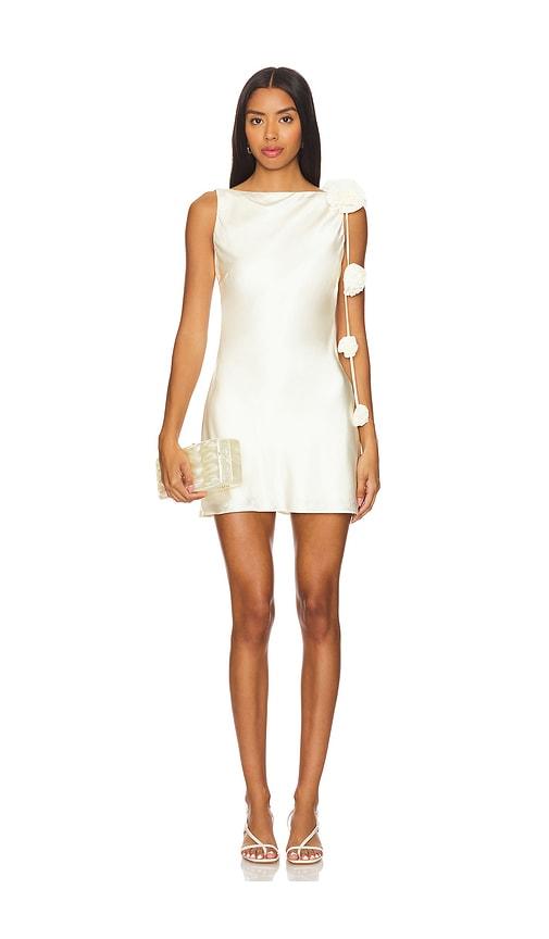 Lovers and Friends x Maggie MacDonald Mariam Mini Dress in Ivory by LOVERS&FRIENDS