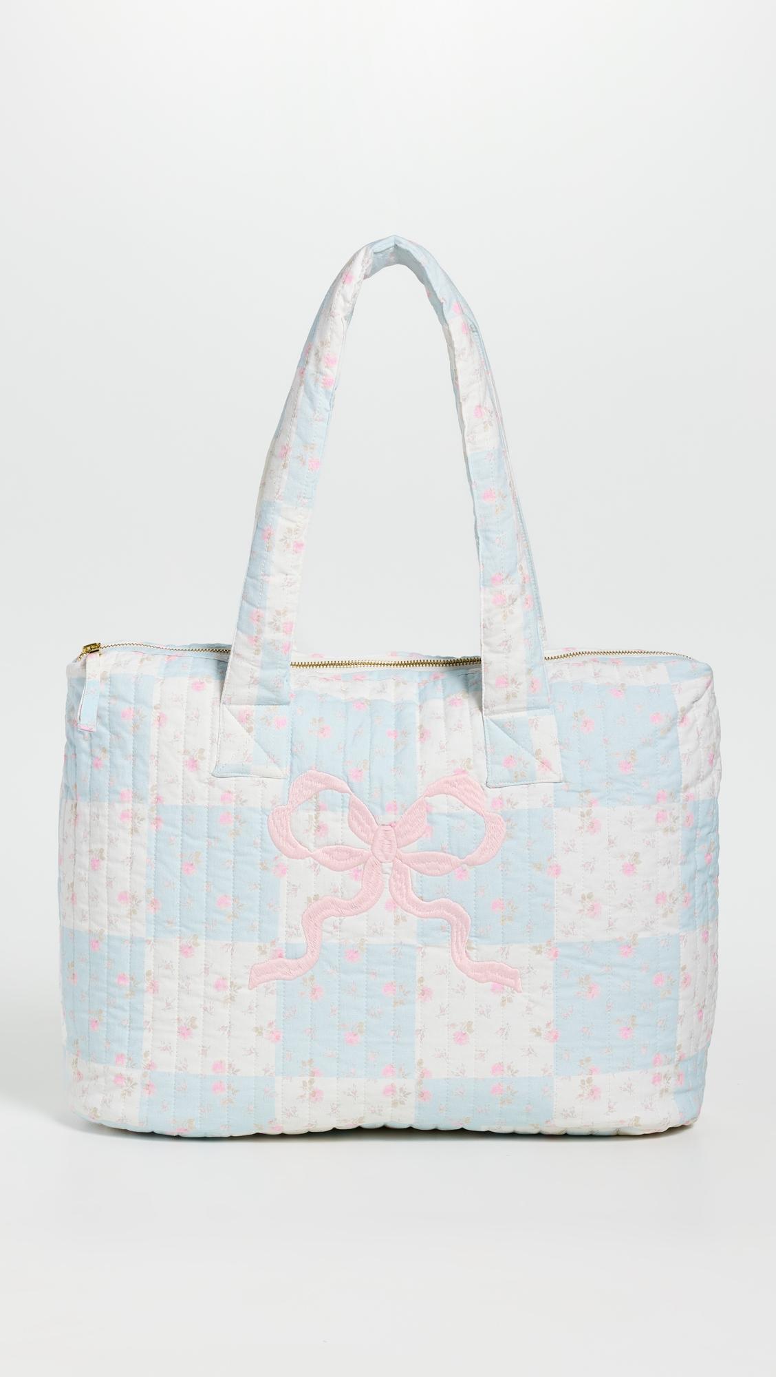 Aja Weekender Bag by LOVESHACKFANCY