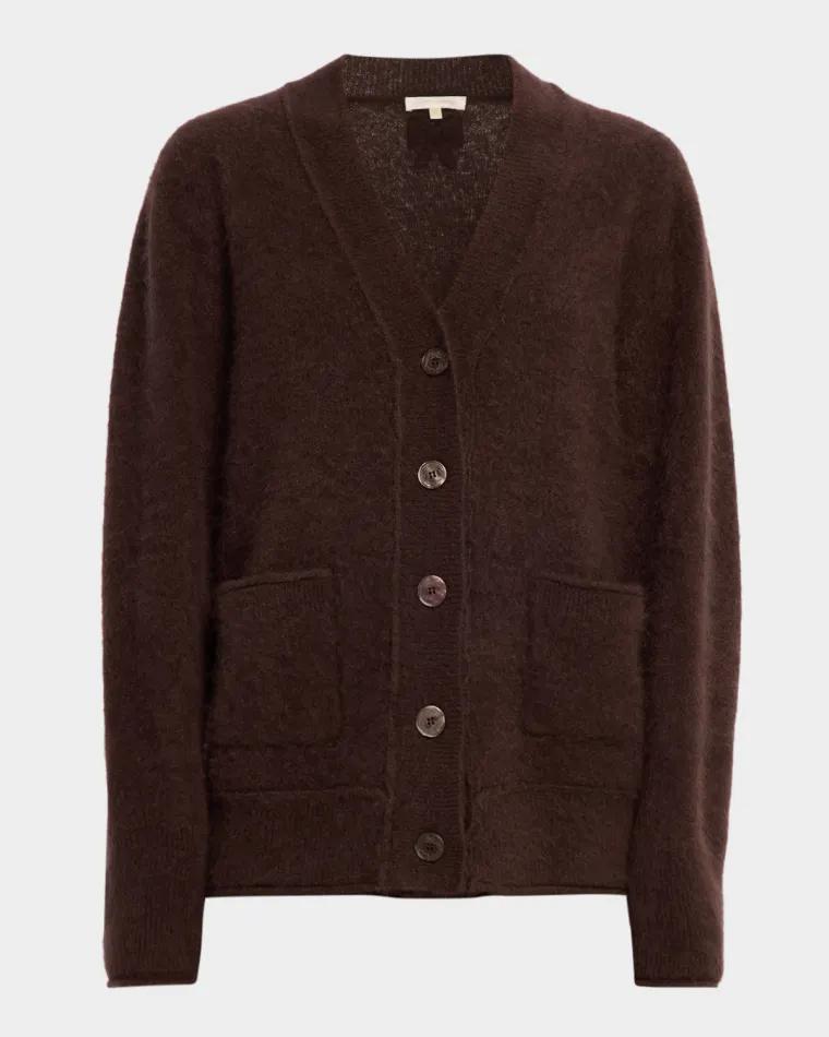 Applene Cashmere Cardigan by LOVESHACKFANCY