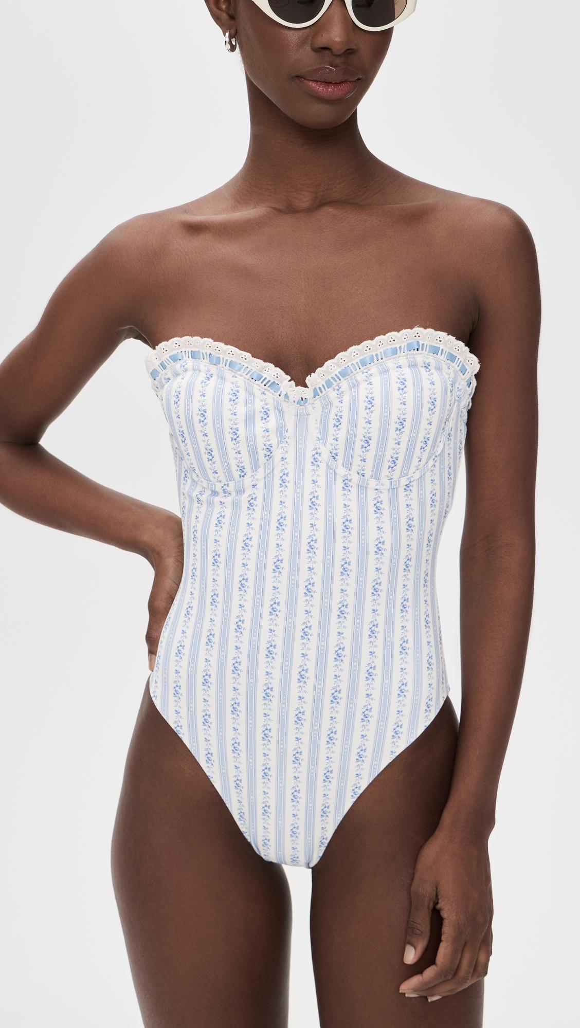 Brooksie Swimsuit by LOVESHACKFANCY