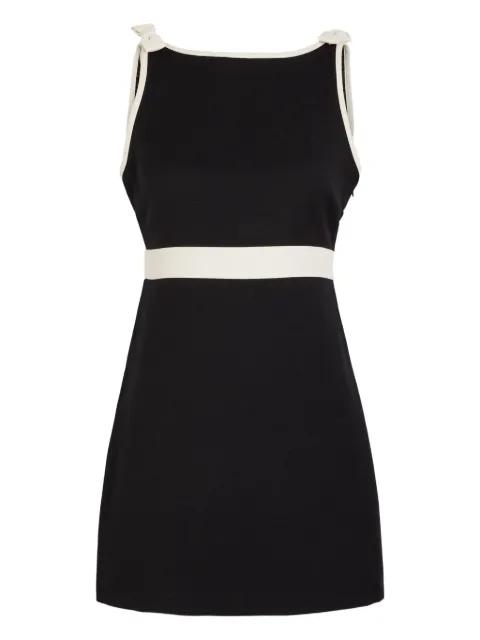 Catrice bow-appliqué mini dress by LOVESHACKFANCY