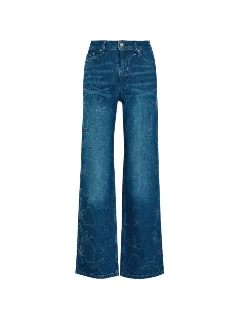 Dessa embellished jeans by LOVESHACKFANCY