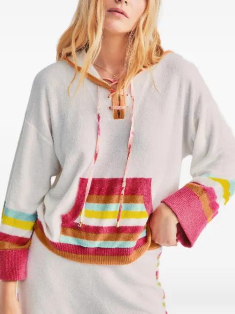 Fenmore striped hoodie by LOVESHACKFANCY
