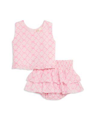 Girls' Nue Top & Elizaveta Bloomer - Baby by LOVESHACKFANCY
