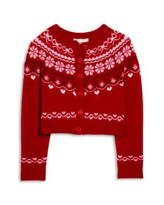 Girls' Wrenna Wool Cardigan - Little Kid by LOVESHACKFANCY