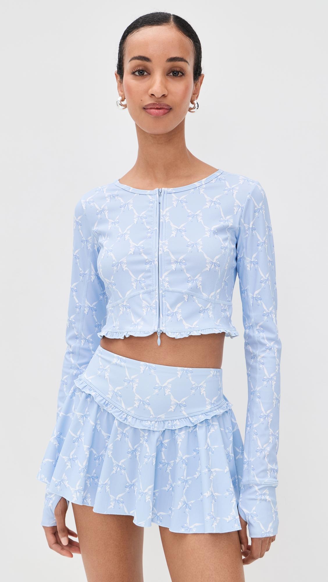 Laudie Zip Up by LOVESHACKFANCY