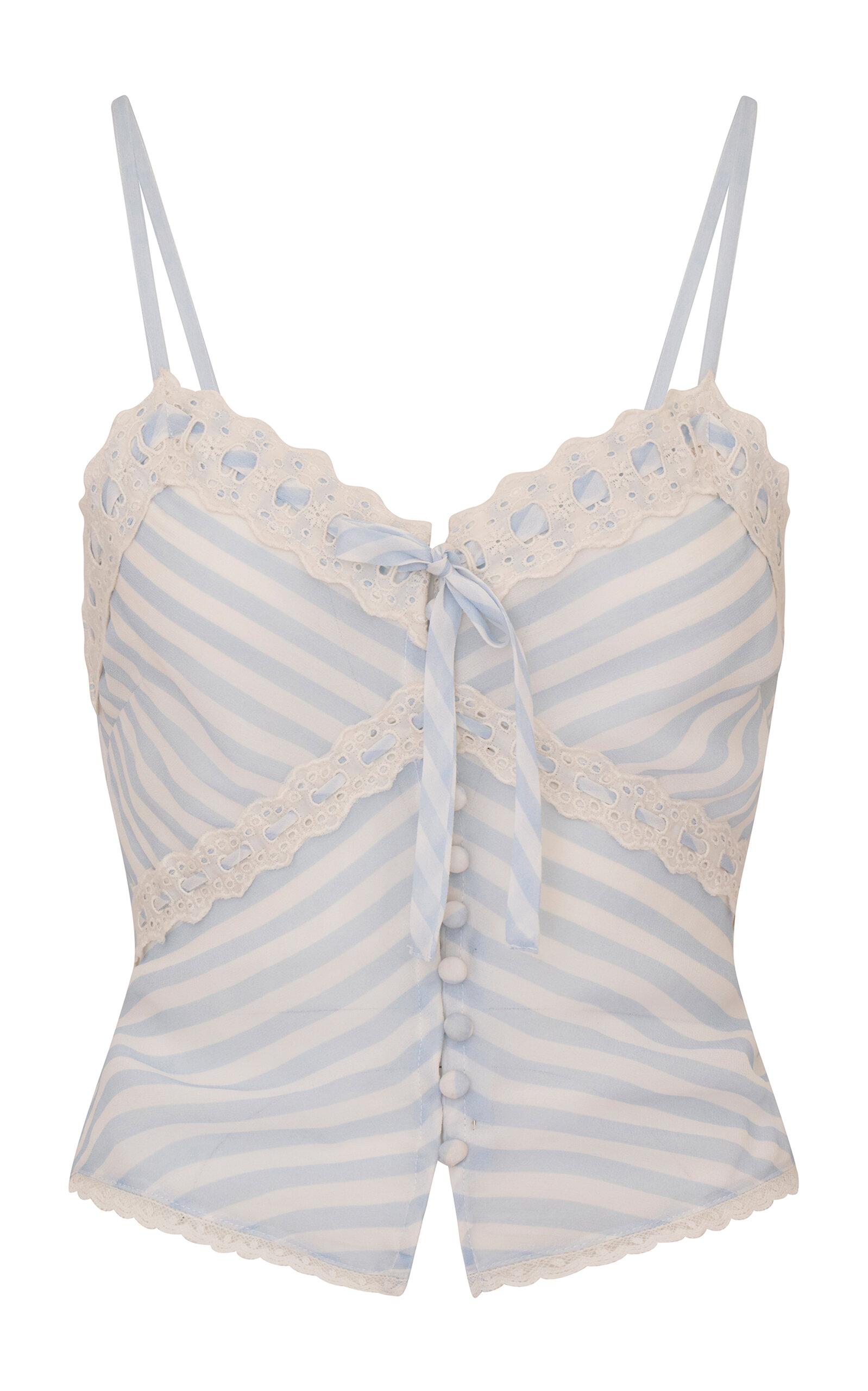 LoveShackFancy Anika Striped Top - Moda Operandi by LOVESHACKFANCY