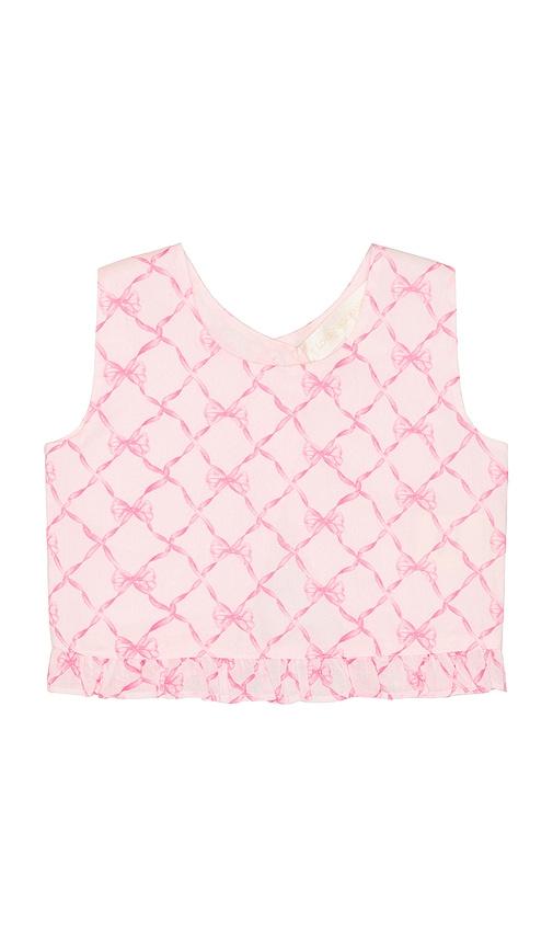 LoveShackFancy Baby Nue Top in Pink by LOVESHACKFANCY