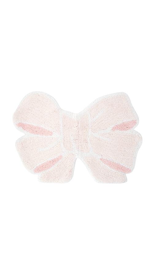 LoveShackFancy Bath Rug in Pink by LOVESHACKFANCY