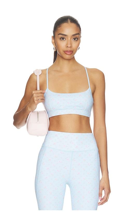 LoveShackFancy Cadelle Bra in Blue by LOVESHACKFANCY