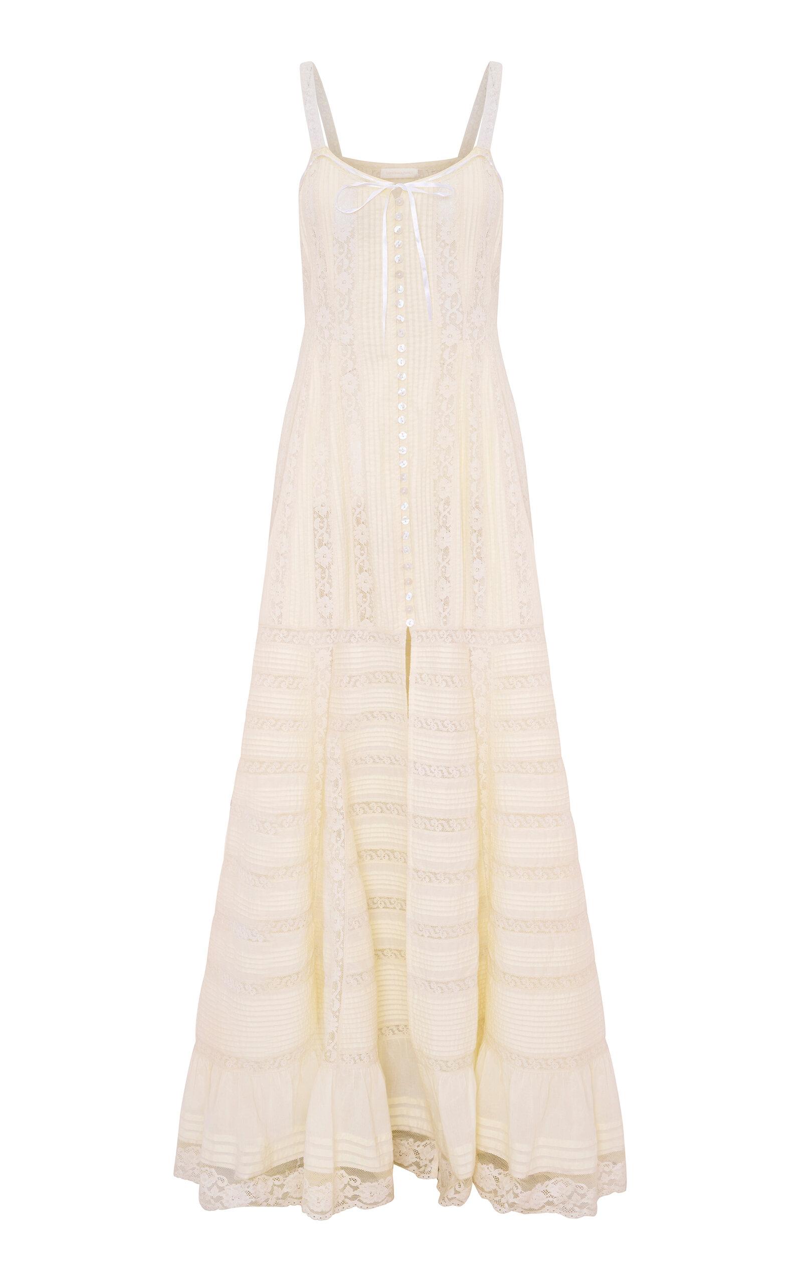 LoveShackFancy Calyx Lace Cotton Maxi Dress - Moda Operandi by LOVESHACKFANCY