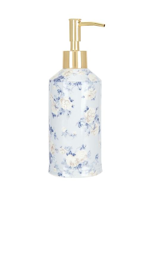 LoveShackFancy Elianna Lotion Dispenser in Baby Blue by LOVESHACKFANCY