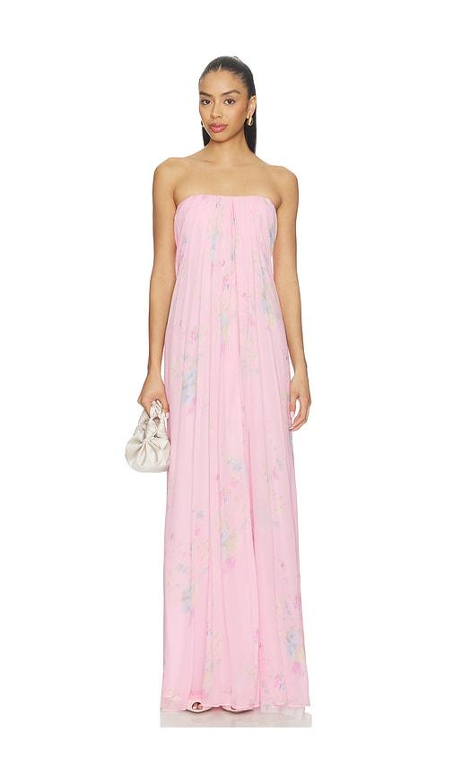 LoveShackFancy Emara Dress in Pink by LOVESHACKFANCY