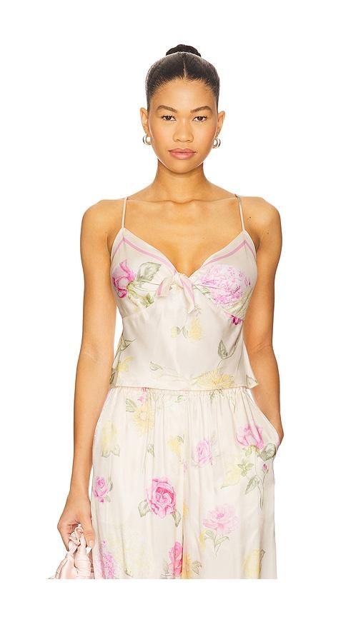 LoveShackFancy Emeraine Top in Ivory by LOVESHACKFANCY
