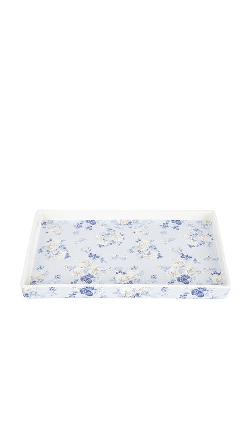 LoveShackFancy Evaline Fragrance Tray in Baby Blue by LOVESHACKFANCY