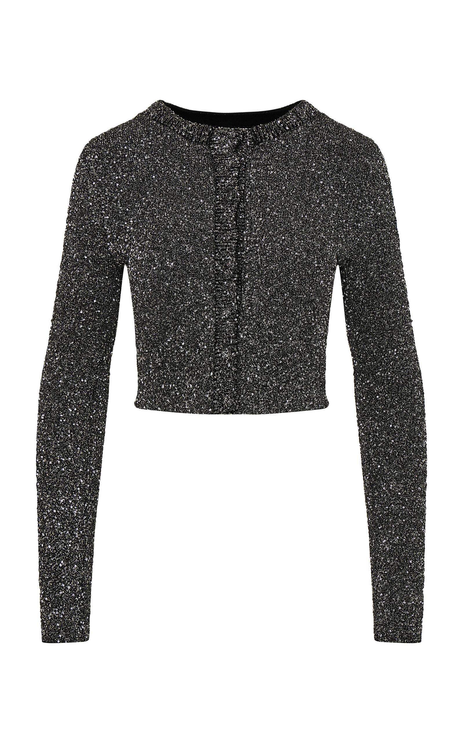 LoveShackFancy Ferra Sequined Cardigan - Moda Operandi by LOVESHACKFANCY