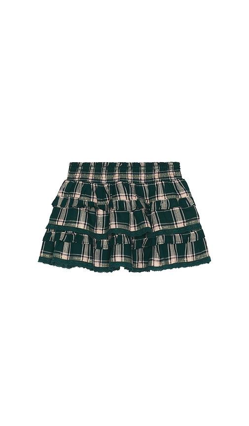 LoveShackFancy Kids Billie Skirt in Green by LOVESHACKFANCY