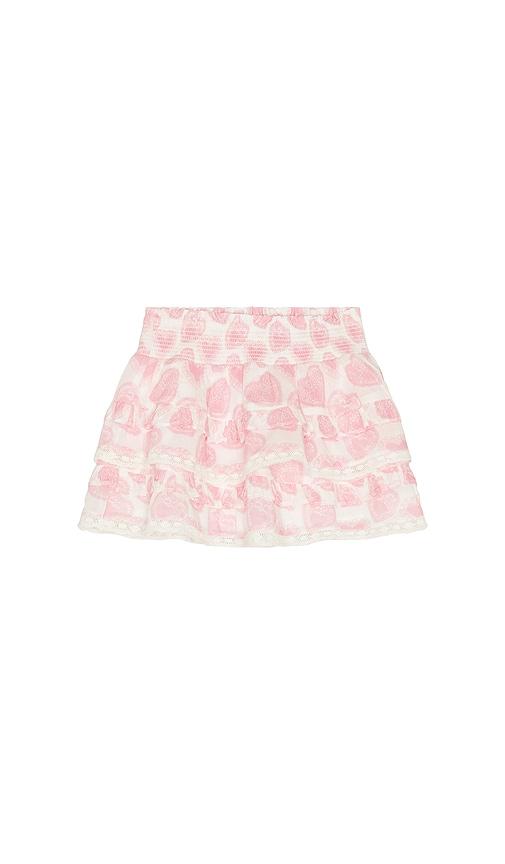 LoveShackFancy Kids Billie Skirt in Pink by LOVESHACKFANCY