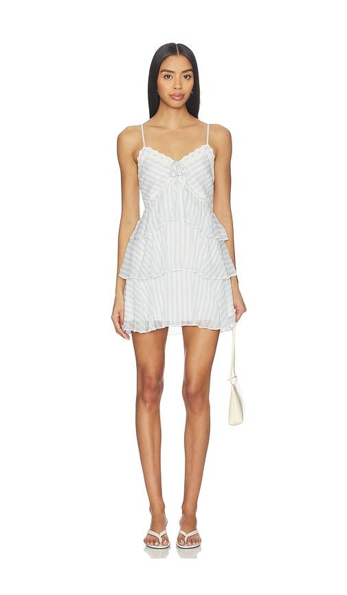 LoveShackFancy Marlia Dress in Baby Blue by LOVESHACKFANCY