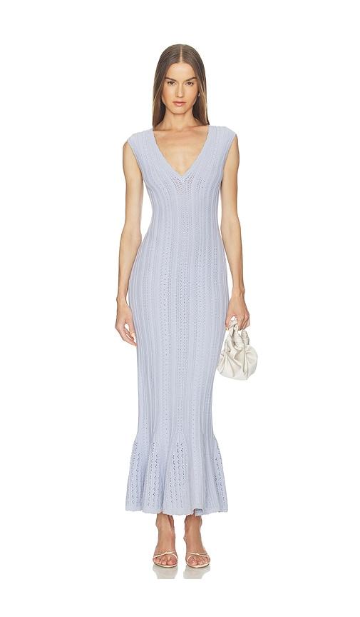 LoveShackFancy Tayleen Dress in Lavender by LOVESHACKFANCY