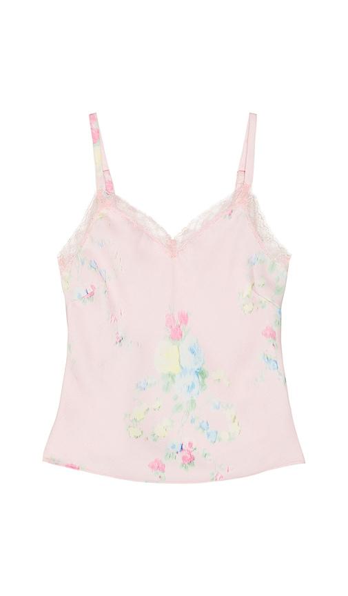 LoveShackFancy Tween Lirena Top in Pink by LOVESHACKFANCY