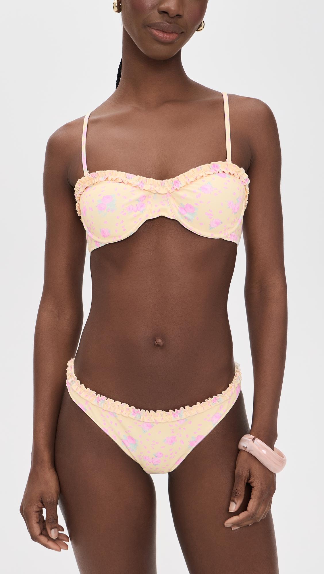 Nightlyn Bikini Set by LOVESHACKFANCY