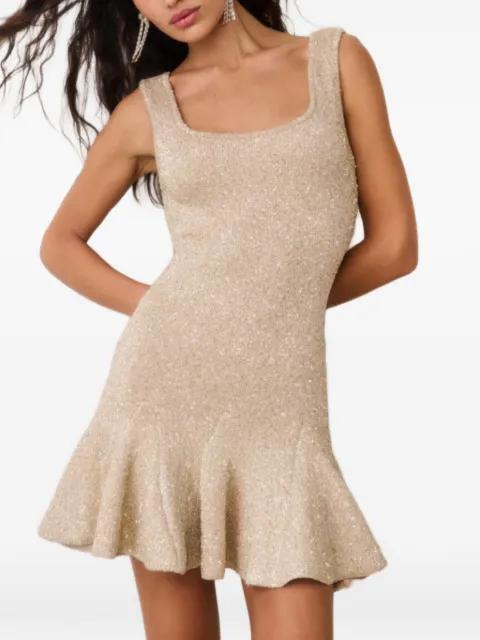 Sarajane ruffled mini dress by LOVESHACKFANCY