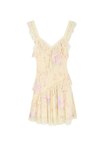 Serima floral-printed chiffon mini dress by LOVESHACKFANCY Serima floral-printed chiffon mini dress by LOVESHACKFANCY