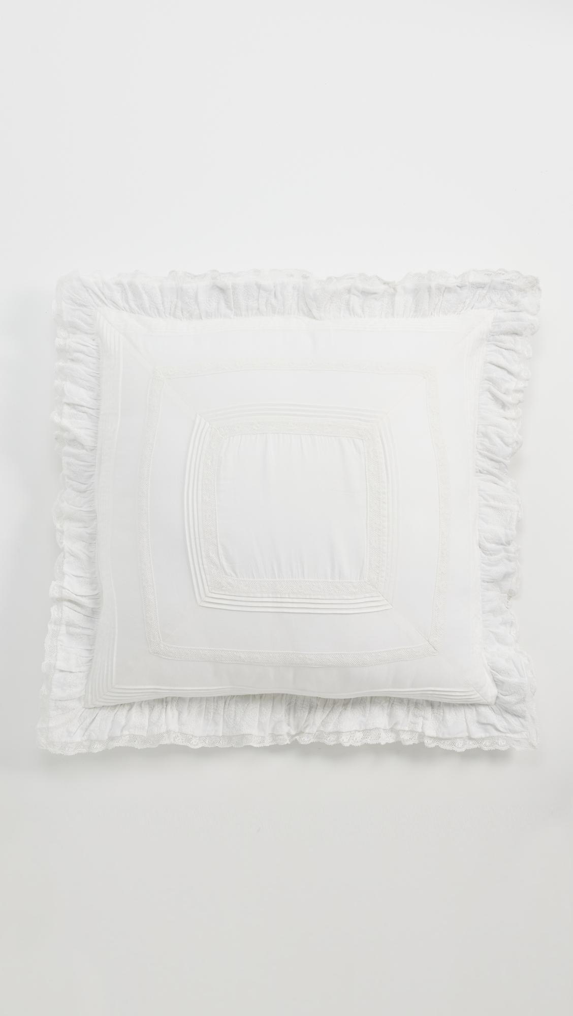Victorian Euro Pillow by LOVESHACKFANCY