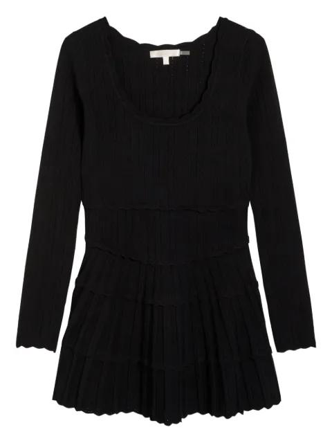 scalloped tiered dress by LOVESHACKFANCY