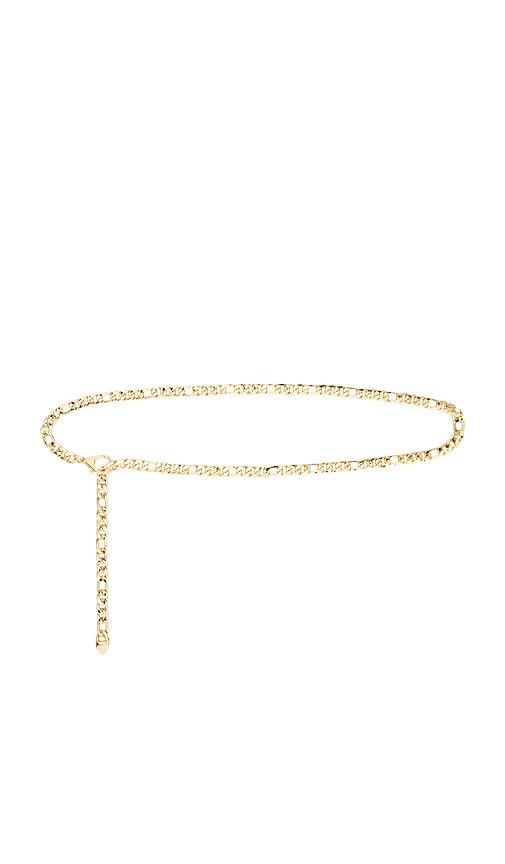 Lovestrength Beckett Belt in Metallic Gold by LOVESTRENGTH