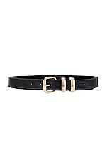 Lovestrength Classic Sage Belt in Black by LOVESTRENGTH