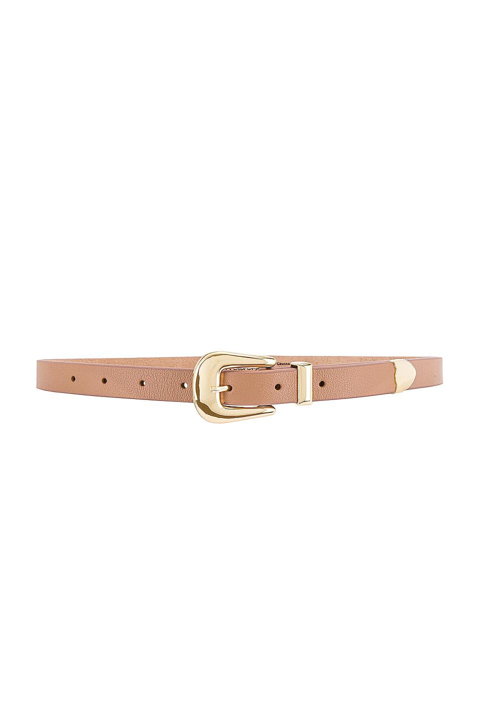 Lovestrength Eastwood Belt in Ruby Tan in Tan by LOVESTRENGTH
