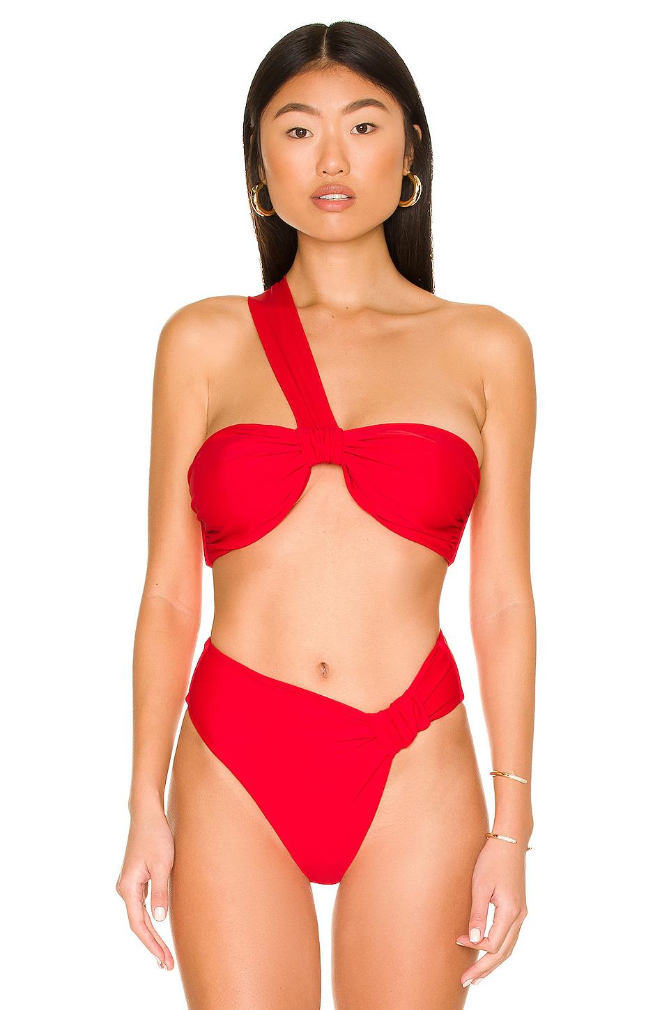 lovewave The Alexi Top in Red by LOVEWAVE