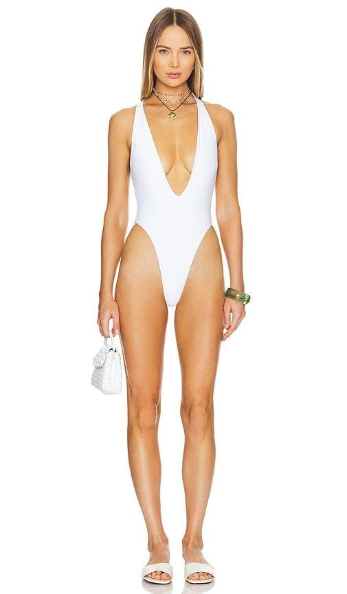 lovewave The Isla One Piece in White by LOVEWAVE