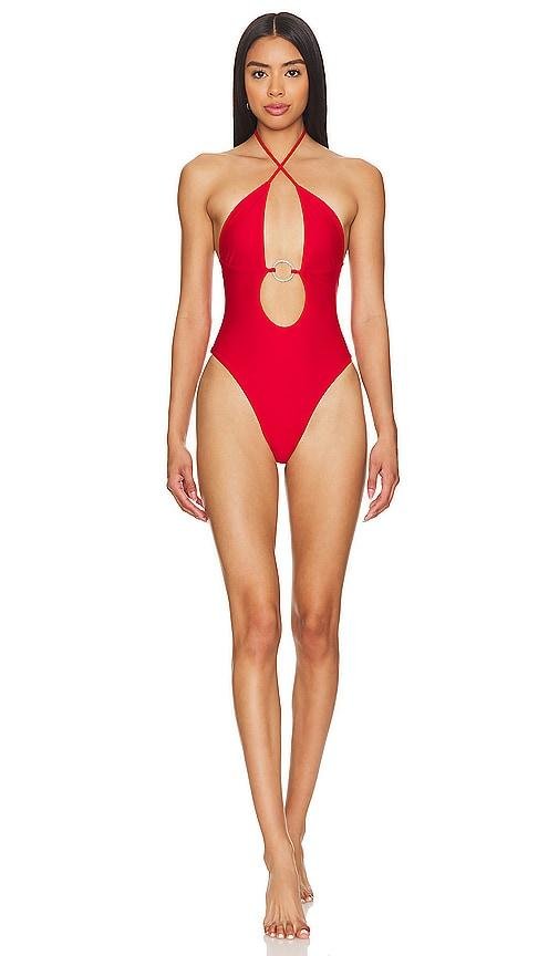 lovewave The Keoni One Piece in Red by LOVEWAVE