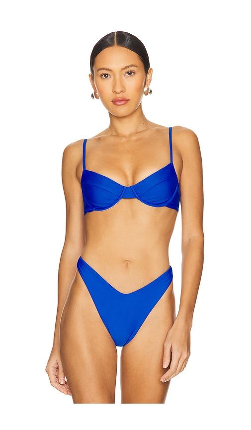lovewave The Lenora Top in Blue by LOVEWAVE